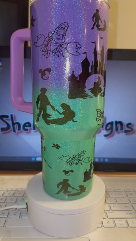 40 oz Little mermaid tumbler